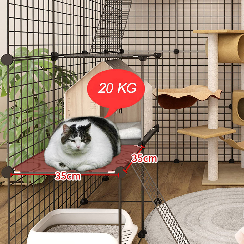 Metal Wire Small Animal Cage 147 * 75 * 110cm C997631