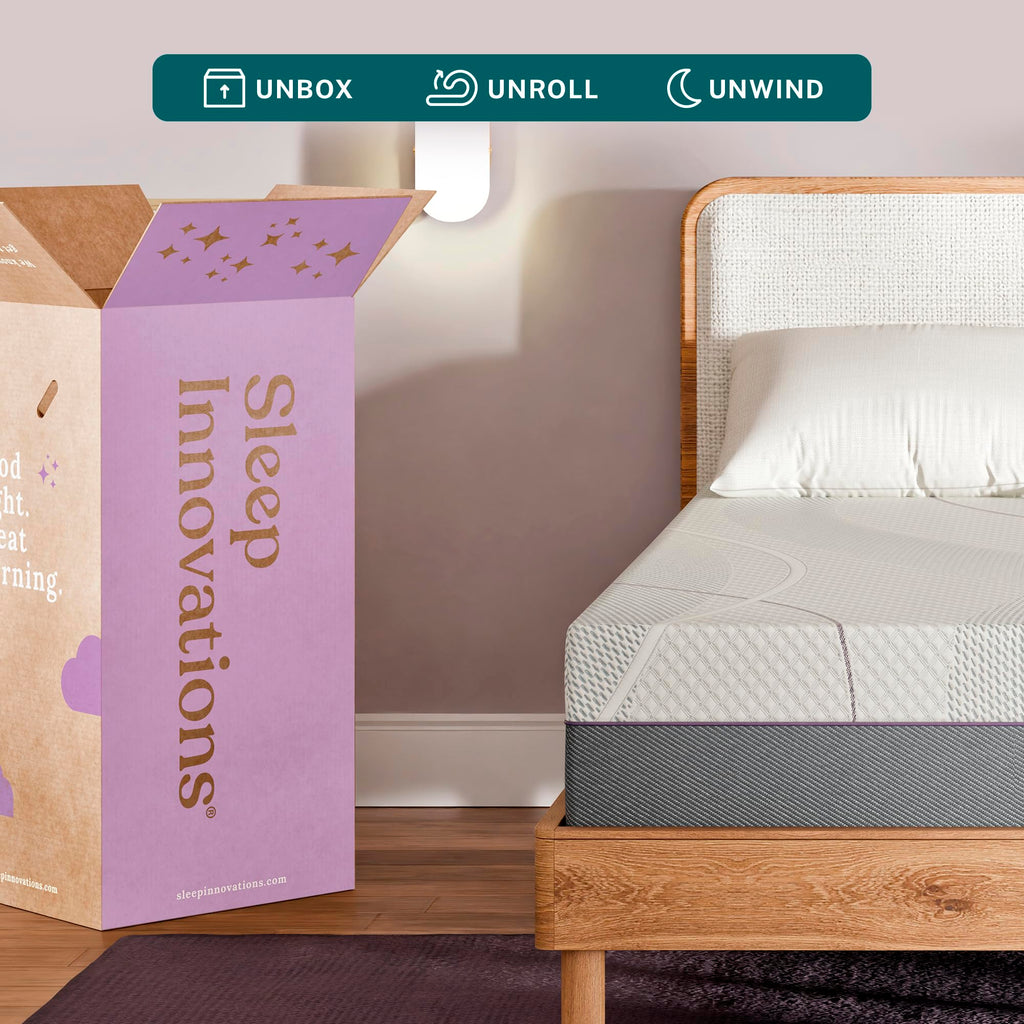 12 Inch Green Tea Memory Foam Mattress, Twin Size L809