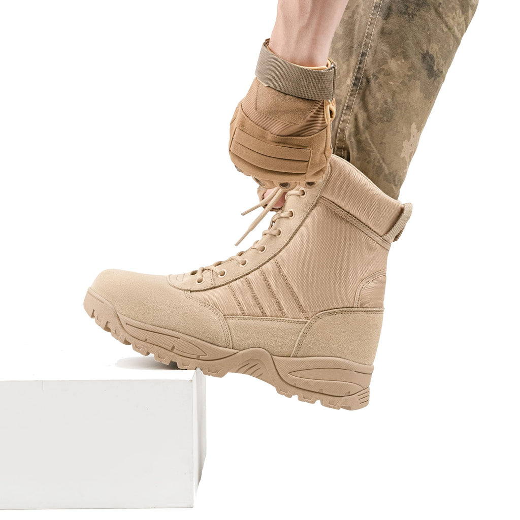Men's Side Zipper Tactical Work Boots G6368