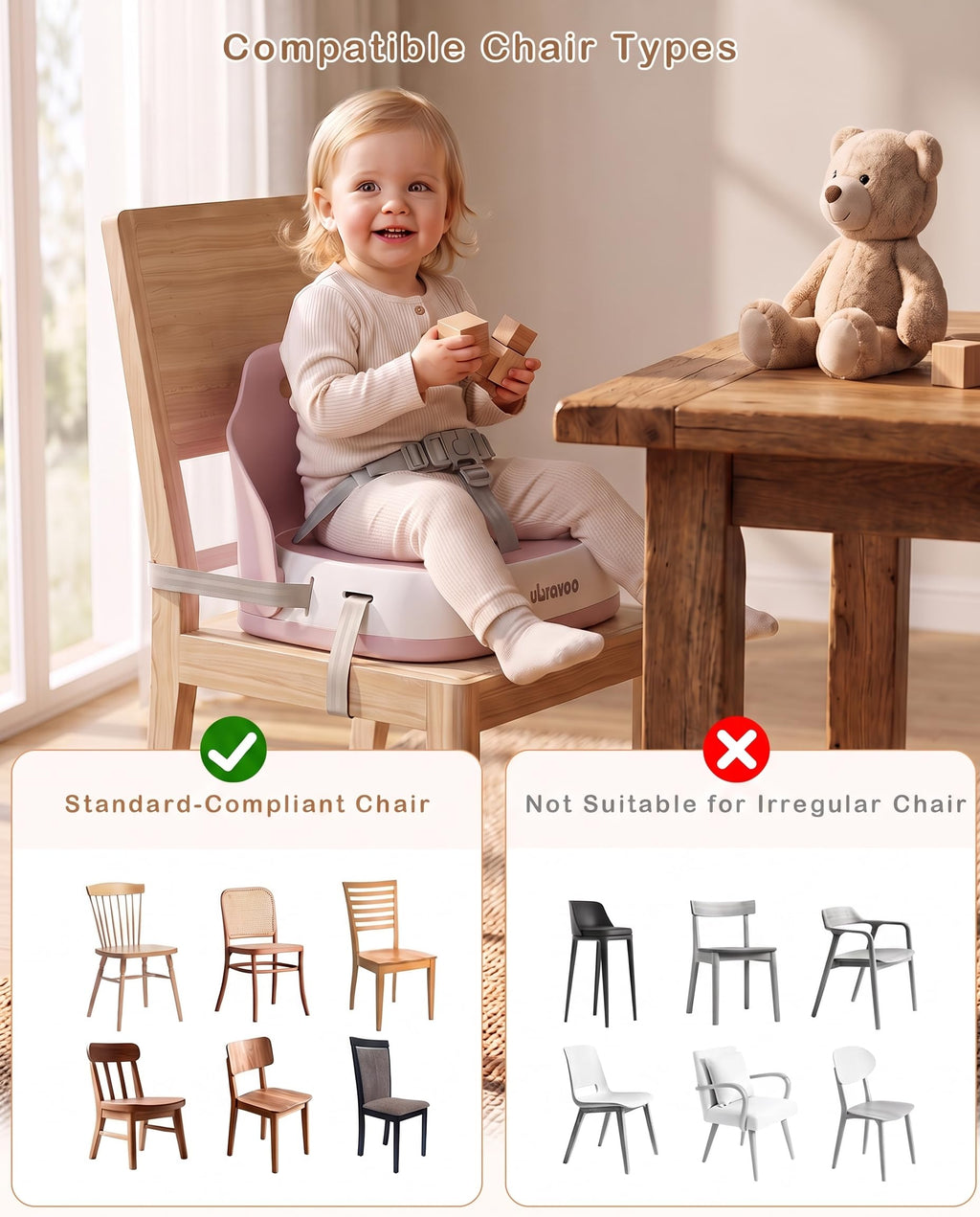 Pink Booster Seat D952349