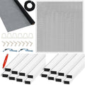 4 Pack Window Screen Kit with Aluminum Frame White 40'' X 40'' C131317