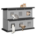 Weatherproof 2 Storey Insulated Cat House B36005