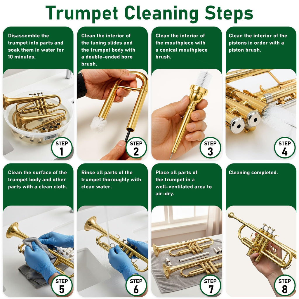 12pcs Trumpet Cleaning Kit M926