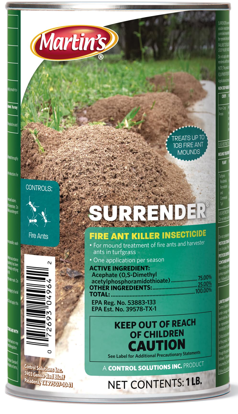 Fire Ant Killer 1 lb Can G918