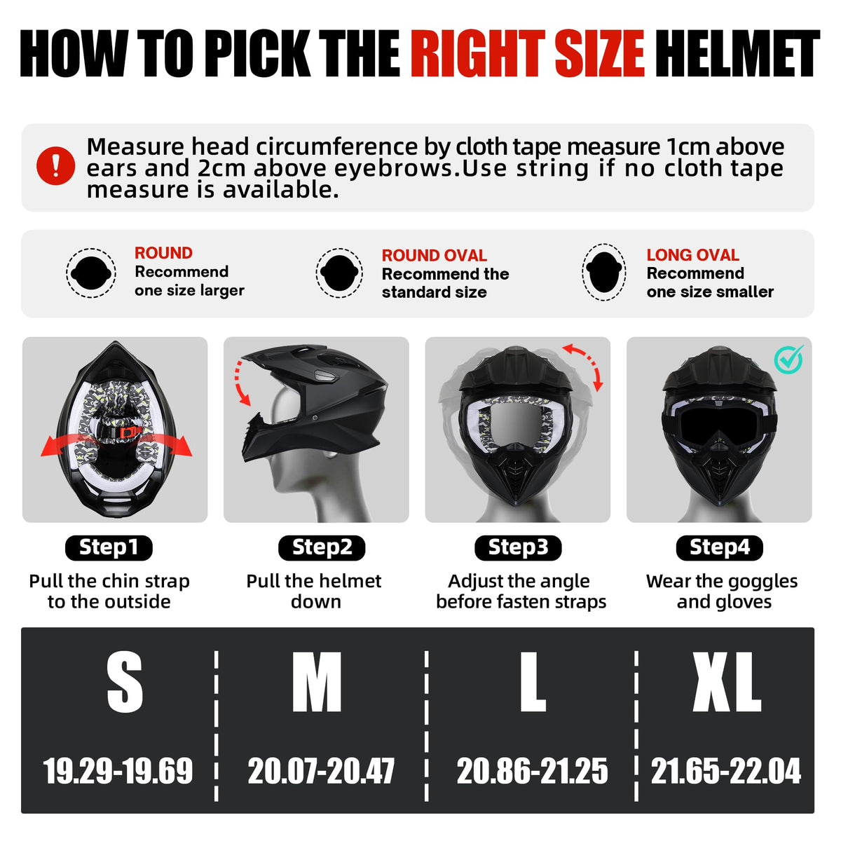 Youth Full Face Motocross Helmet S7763