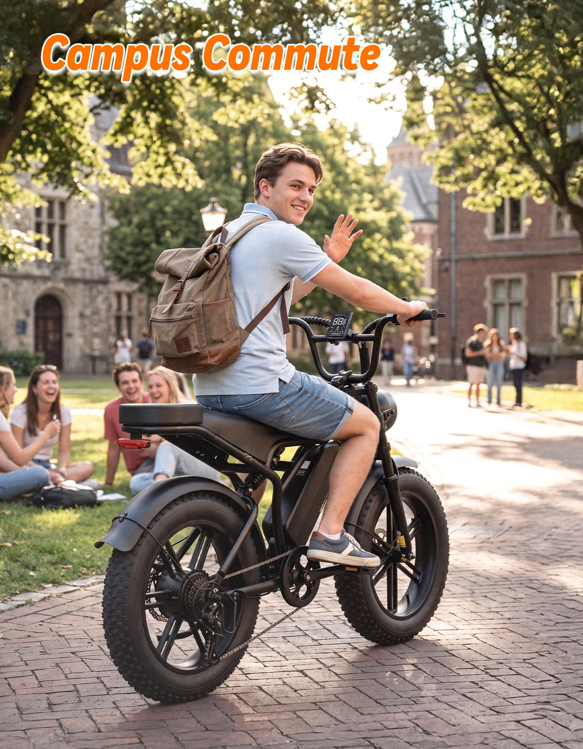Electric Bike with 48V Removable Battery F2320