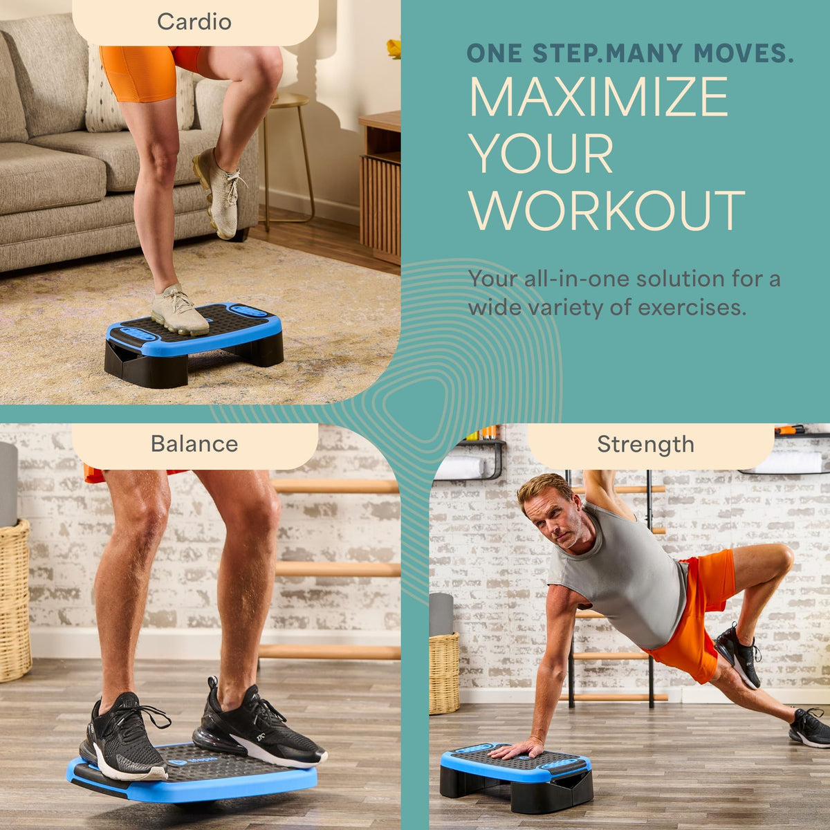 4-in-1 Adjustable Exercise Platform Z824035