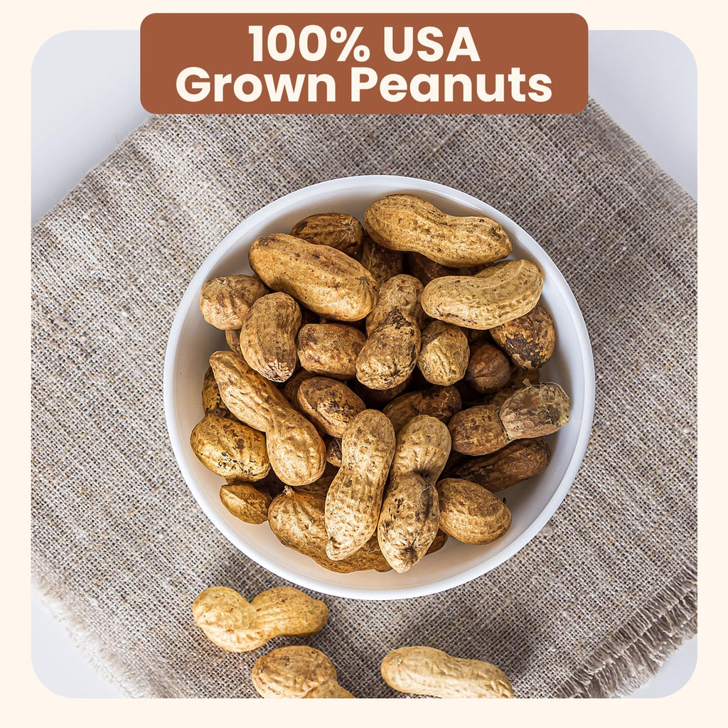 Unsalted Roasted In-Shell Peanuts 5 lb Bag R846367