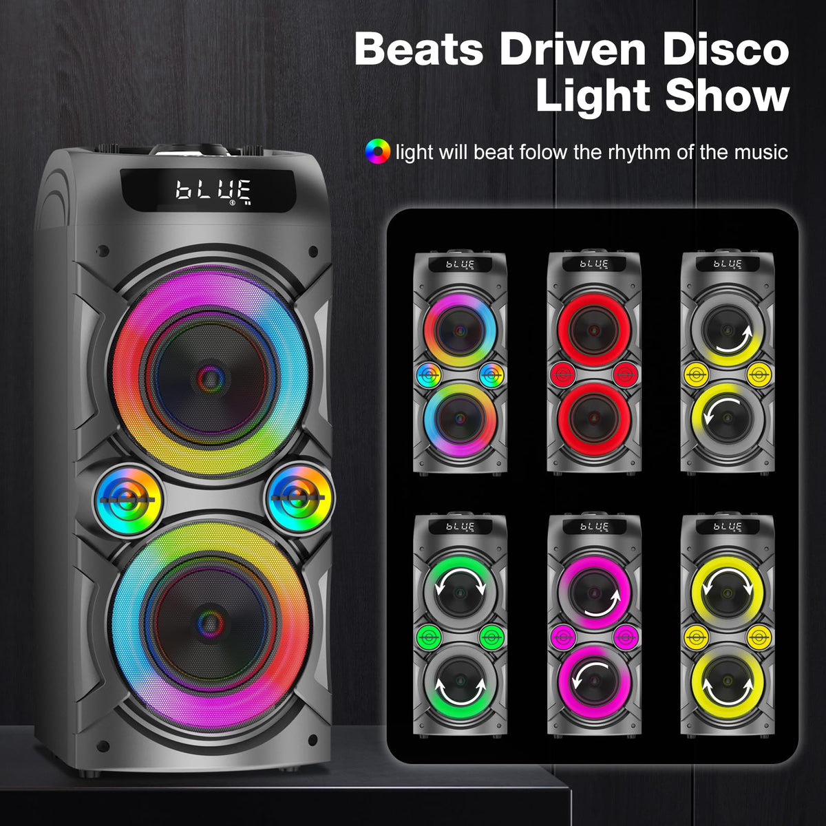 100W Portable Bluetooth Speaker E49460