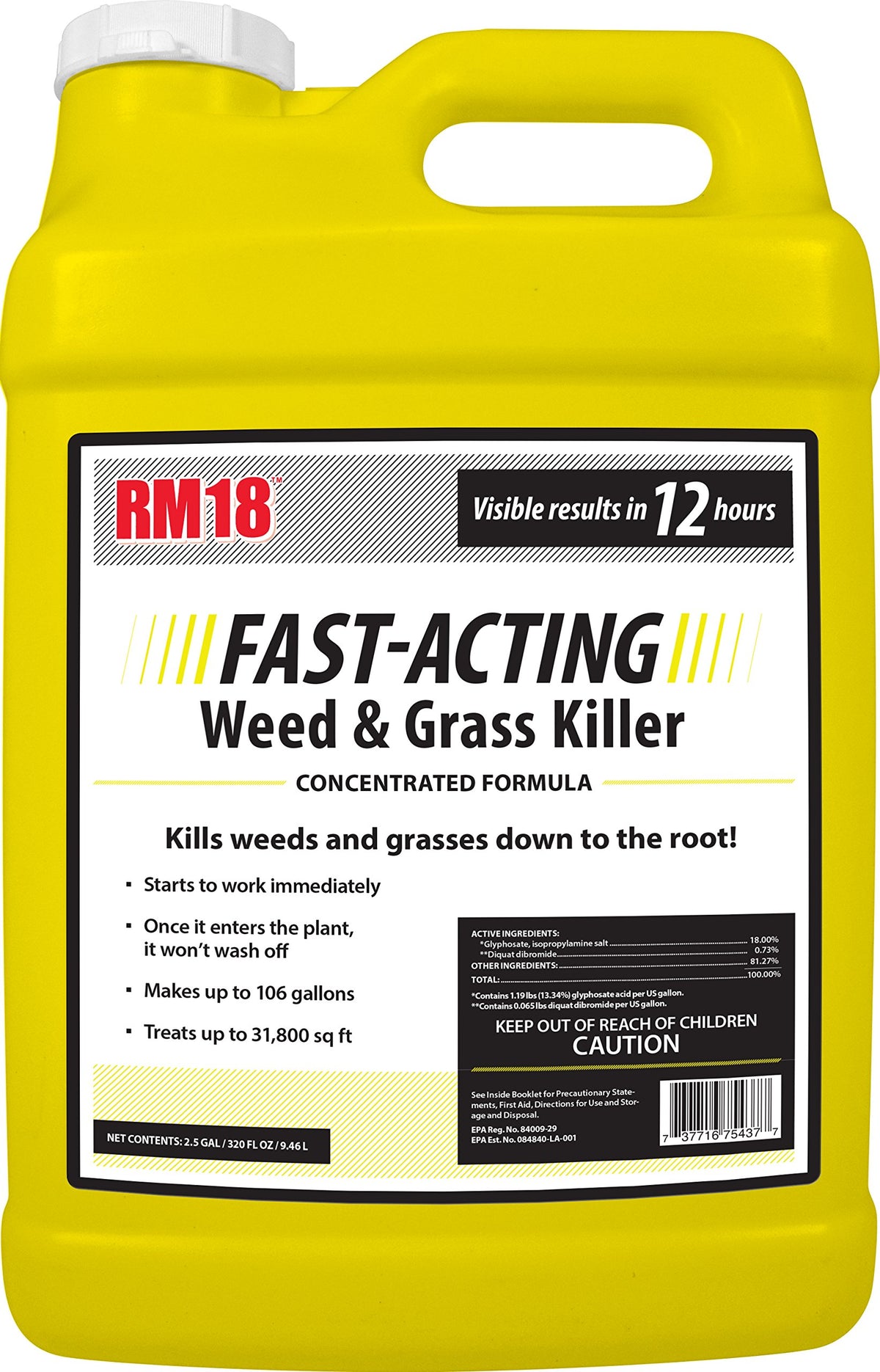 Fast-Acting Weed & Grass Killer Herbicide 2.5-gallon J160528
