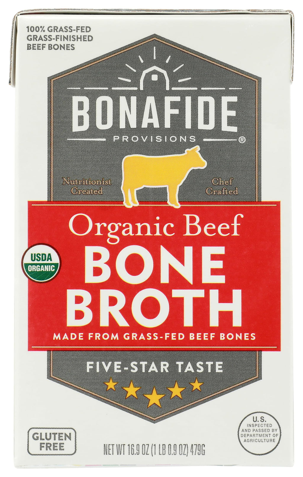 Organic Beef Bone Broth 16.9 Ounce K900955