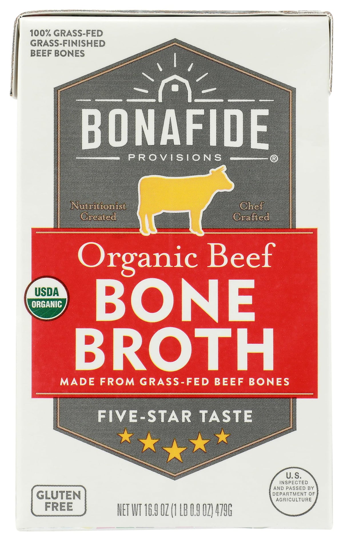 Organic Beef Bone Broth 16.9 Ounce K900955