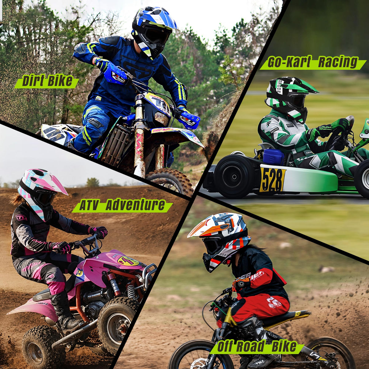 Youth Full Face Motocross Helmet S7763